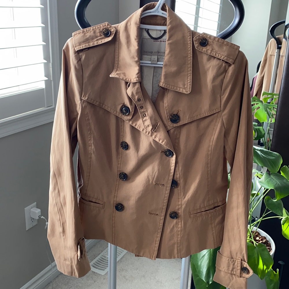 Cropped Trench Coat